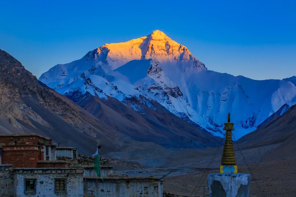 Rongbuk Monastery And Mount Everest 1024x683 — Tibet Border & Everest: 7-Day Journey
